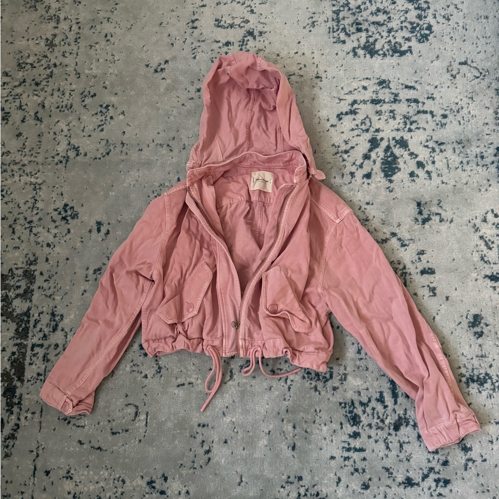 Lucky Brand Pink Cropped Jacket!
